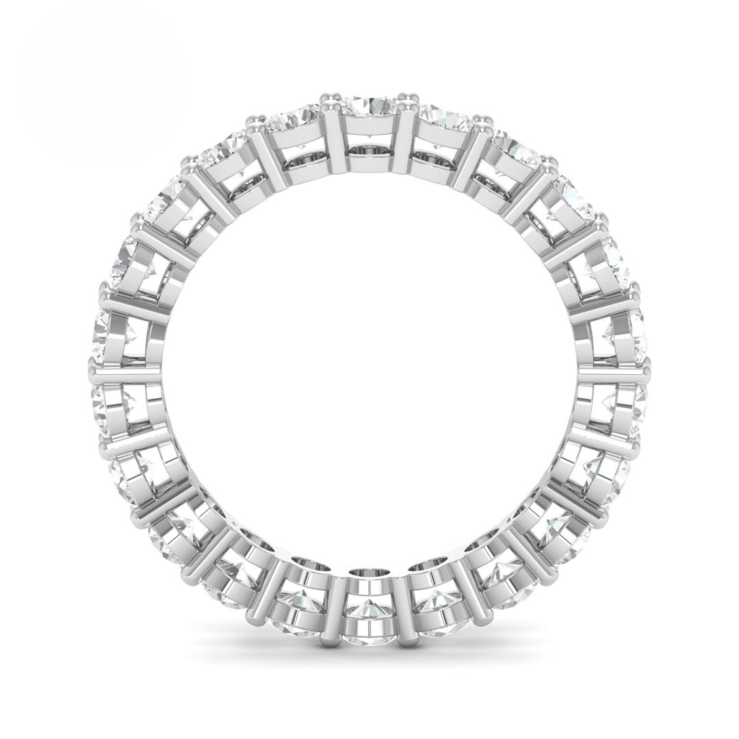 Ava Round Cut Wedding Band