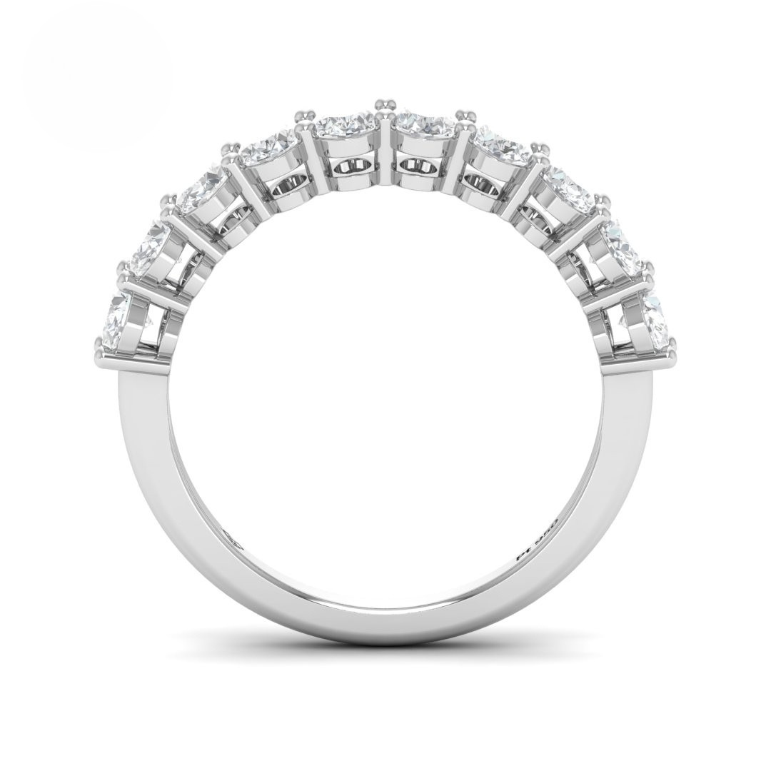 Estelle Oval cut wedding band 1.50 Ct