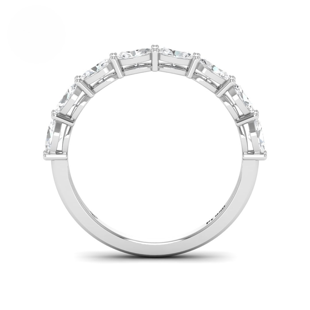 Cordelia Oval Cut Diamond Wedding Band